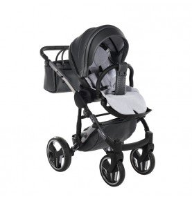 Universalus vežimėlis Junama Fluo V3 3in1, Grey