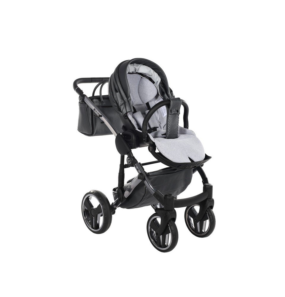 Universalus vežimėlis Junama Fluo V3 3in1, Grey