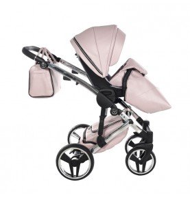 Universalus vežimėlis Junama Fluo V3 3in1, Pink