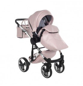 Universalus vežimėlis Junama Fluo V3 3in1, Pink