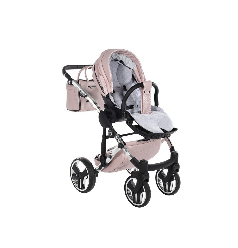 Universalus vežimėlis Junama Fluo V3 3in1, Pink