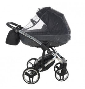 Universalus vežimėlis Junama Diamond S V3 3in1, Black-Silver