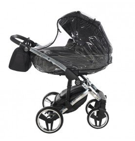 Universalus vežimėlis Junama Diamond S V3 3in1, Black-Silver