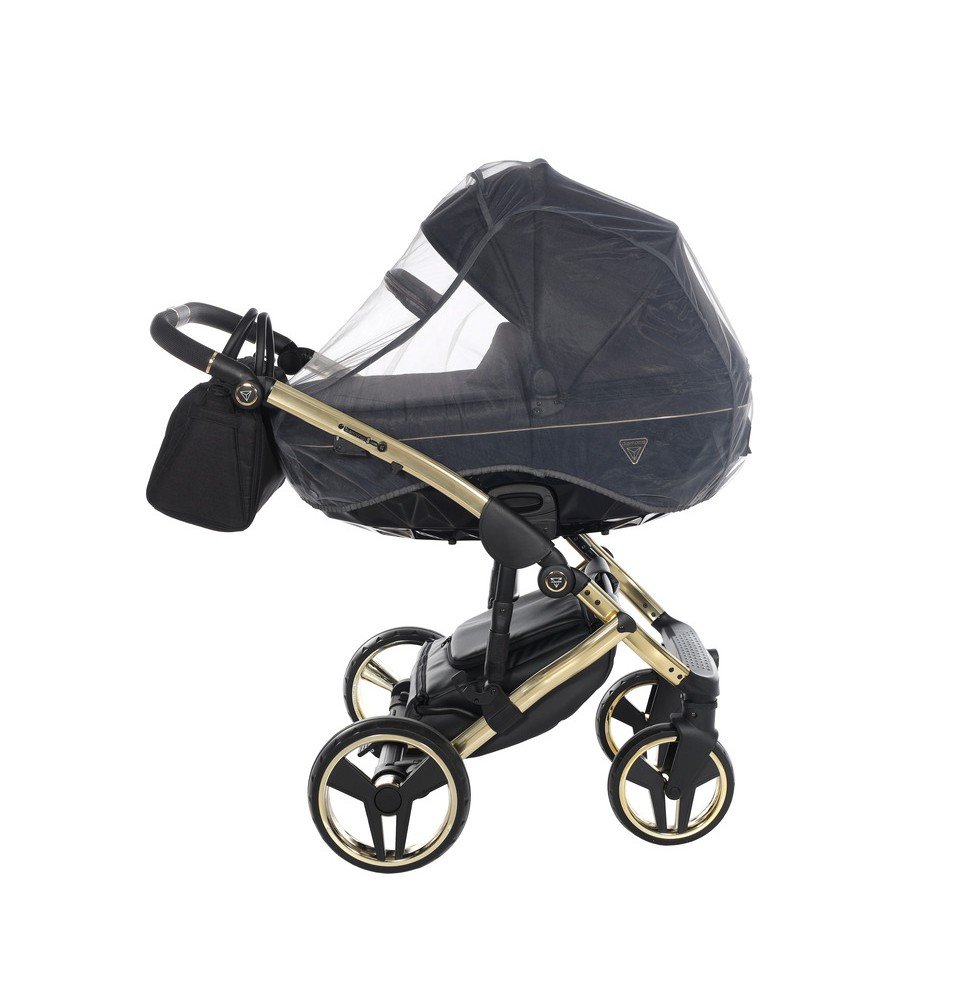 Universalus vežimėlis Junama Diamond S V3 2in1, Black-Gold