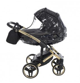 Universalus vežimėlis Junama Diamond S V3 2in1, Black-Gold