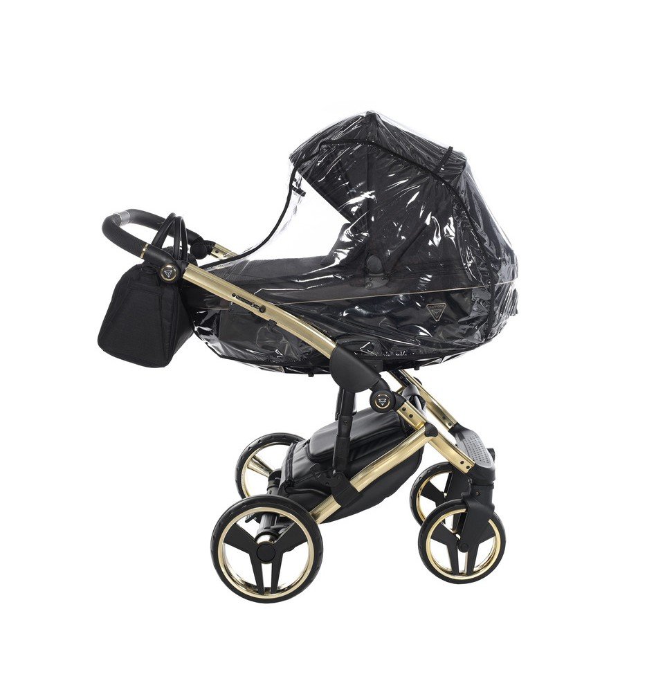Universalus vežimėlis Junama Diamond S V3 2in1, Black-Gold