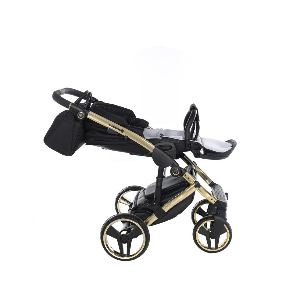 Universalus vežimėlis Junama Diamond S V3 2in1, Black-Gold