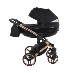 Universalus vežimėlis Junama Diamond S V3 2in1, Black-Coper