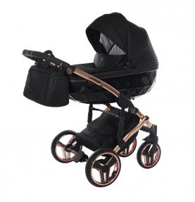 Universalus vežimėlis Junama Diamond S V3 2in1, Black-Coper