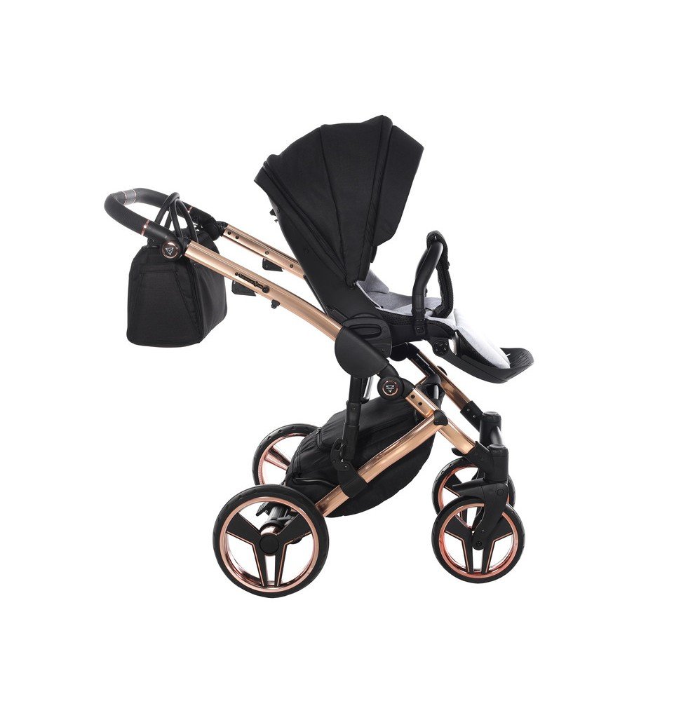 Universalus vežimėlis Junama Diamond S V3 2in1, Black-Coper