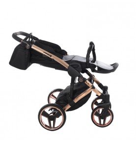 Universalus vežimėlis Junama Diamond S V3 2in1, Black-Coper