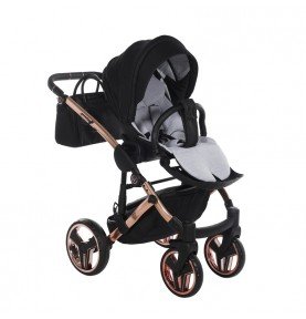 Universalus vežimėlis Junama Diamond S V3 2in1, Black-Coper