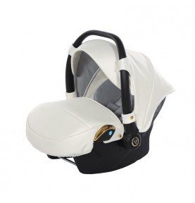 Universalus vežimėlis Junama Fluo Individual V3 3in1, White-Gold