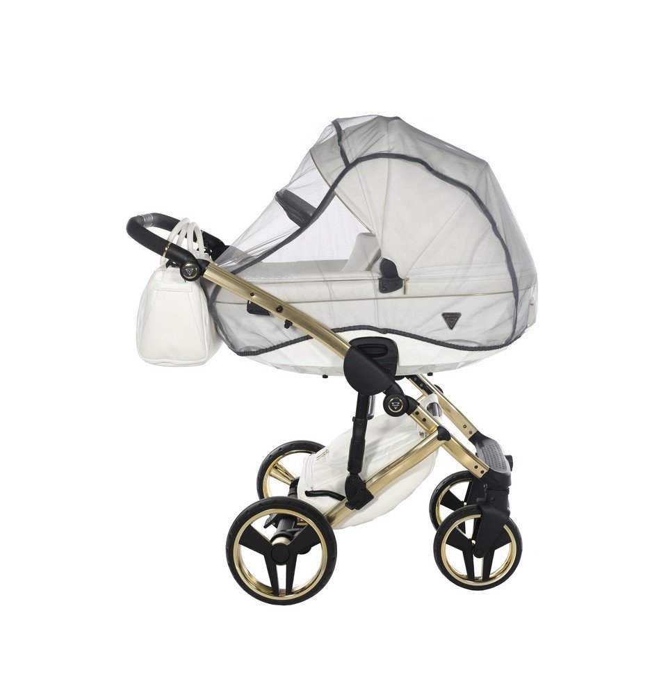 Universalus vežimėlis Junama Fluo Individual V3 2in1, White-Gold