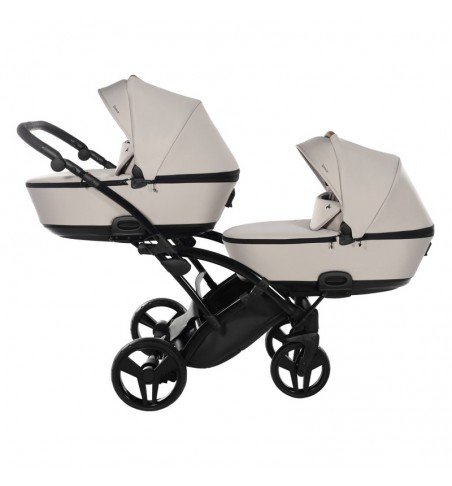 Universalus dvynukų vežimėlis Junama Duo Space Slim 2in1, 02