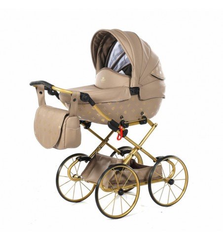 Vežimėlis lėlėms Junama Imperial Beige