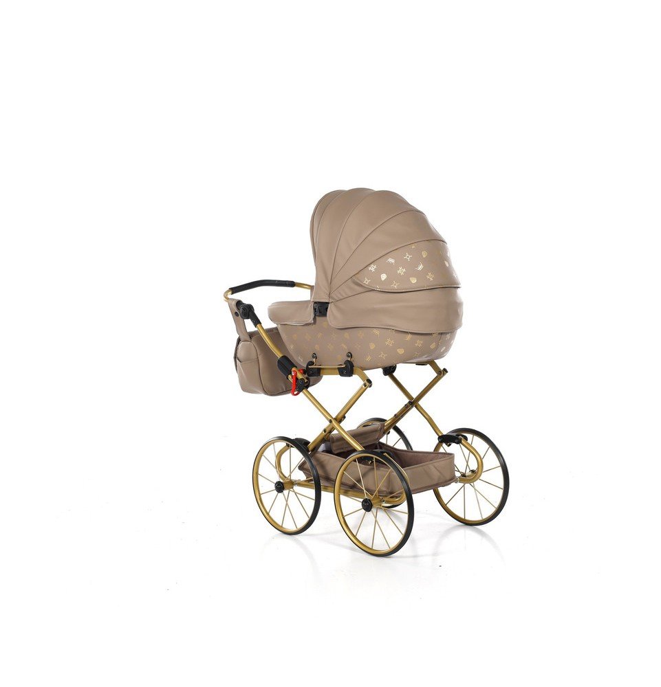 Vežimėlis lėlėms Junama Imperial Beige