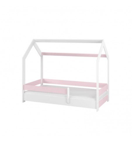 Vaikiška lova namelis be stalčiaus Pink 160×80cm