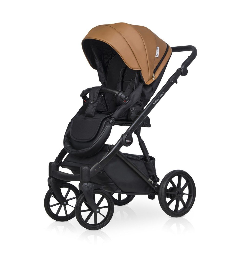 Universalus vežimėlis Riko Basic Montana Ecco 2in1, 18 Camel