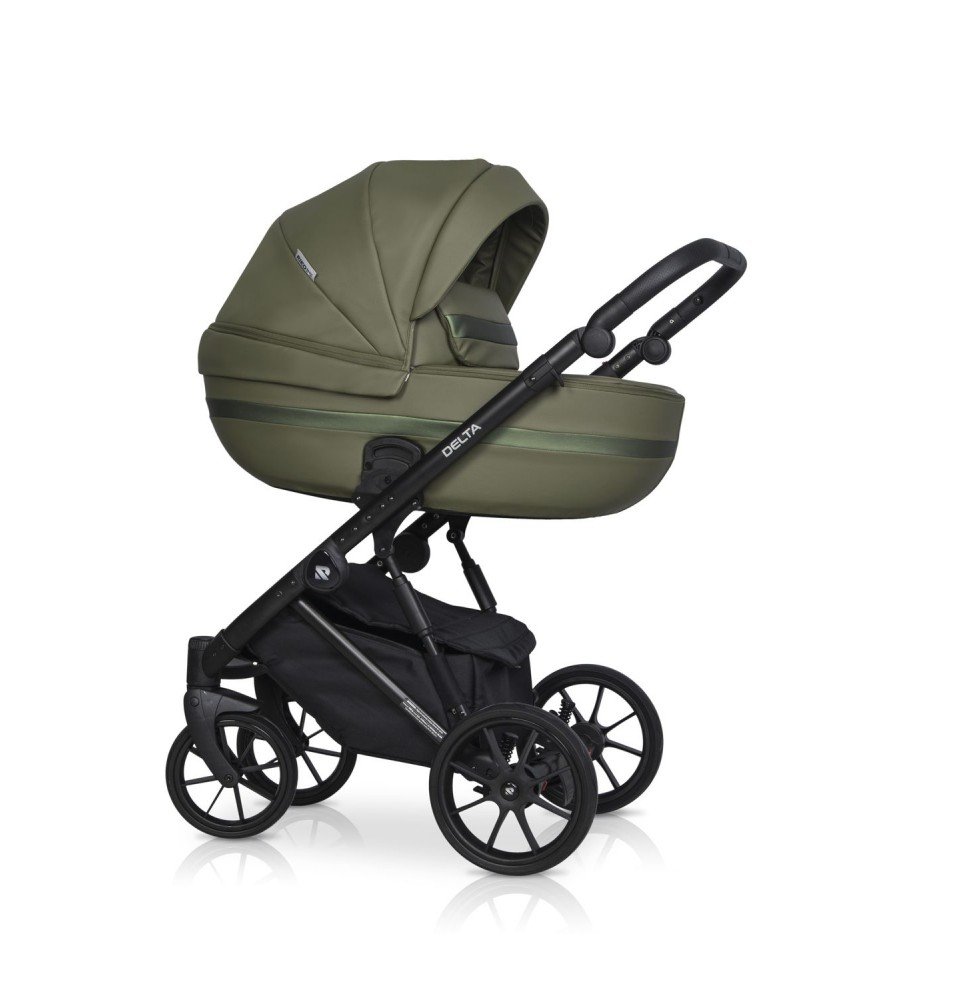 Universalus vežimėlis Riko Basic Delta Ecco 2in1, 13 Olive