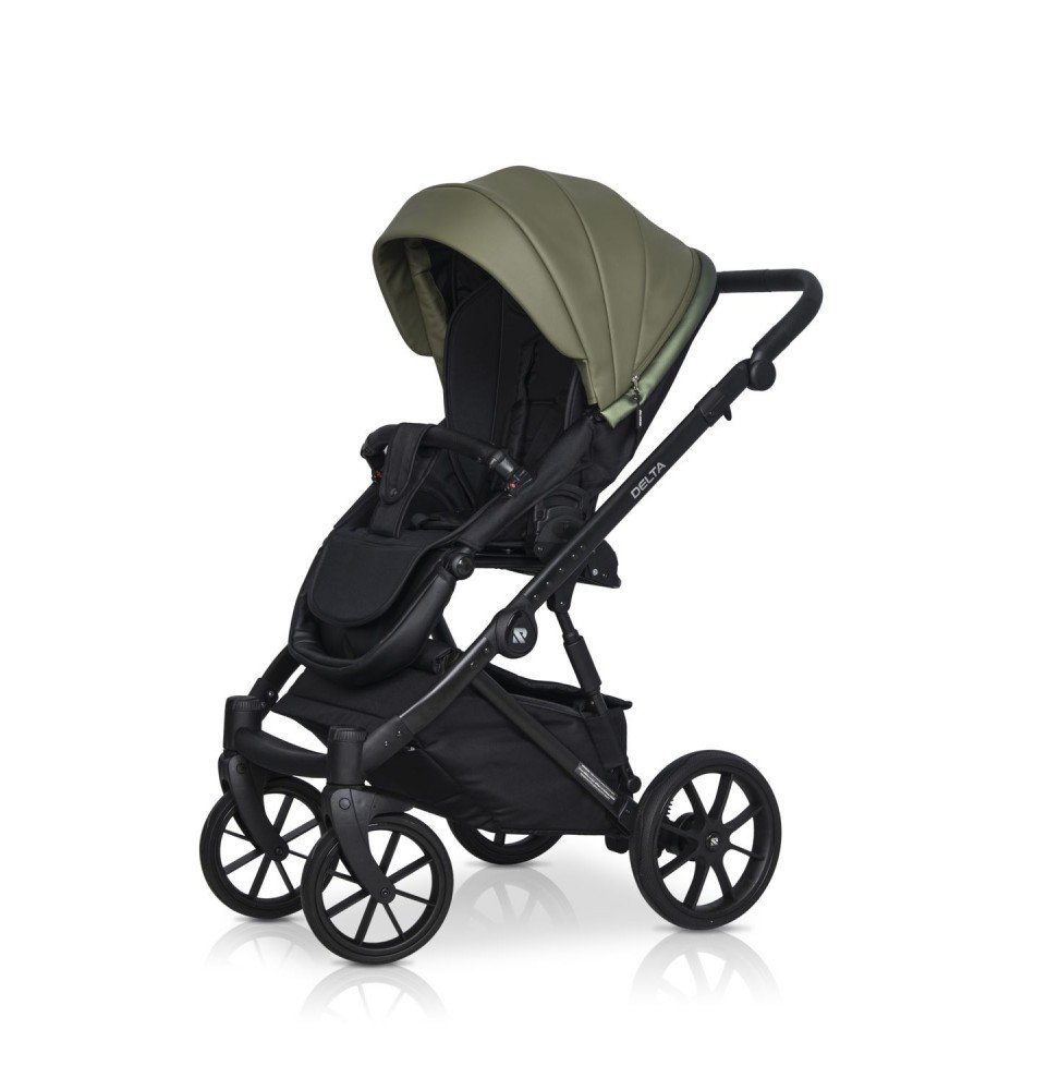 Universalus vežimėlis Riko Basic Delta Ecco 2in1, 13 Olive