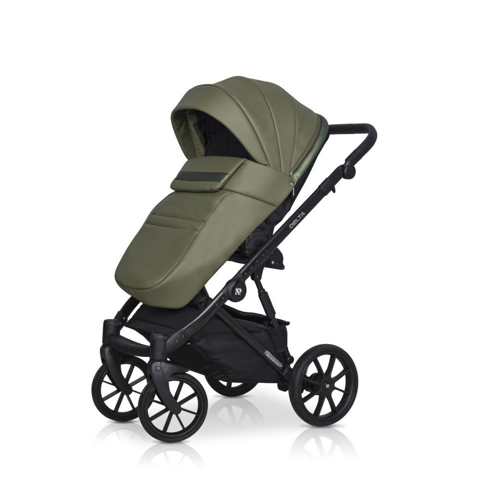 Universalus vežimėlis Riko Basic Delta Ecco 2in1, 13 Olive