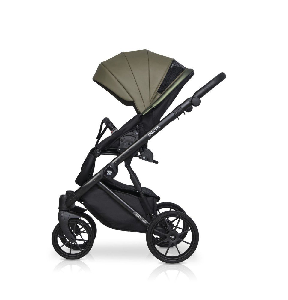 Universalus vežimėlis Riko Basic Delta Ecco 2in1, 13 Olive