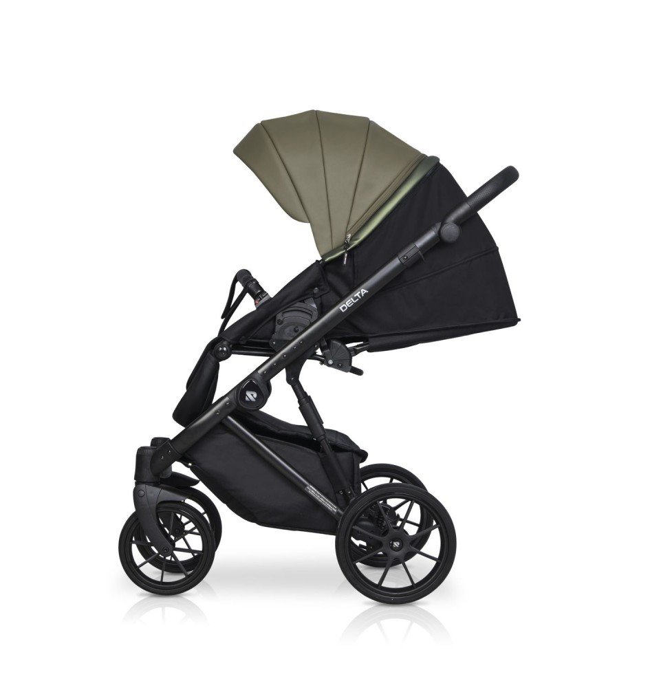 Universalus vežimėlis Riko Basic Delta Ecco 2in1, 13 Olive