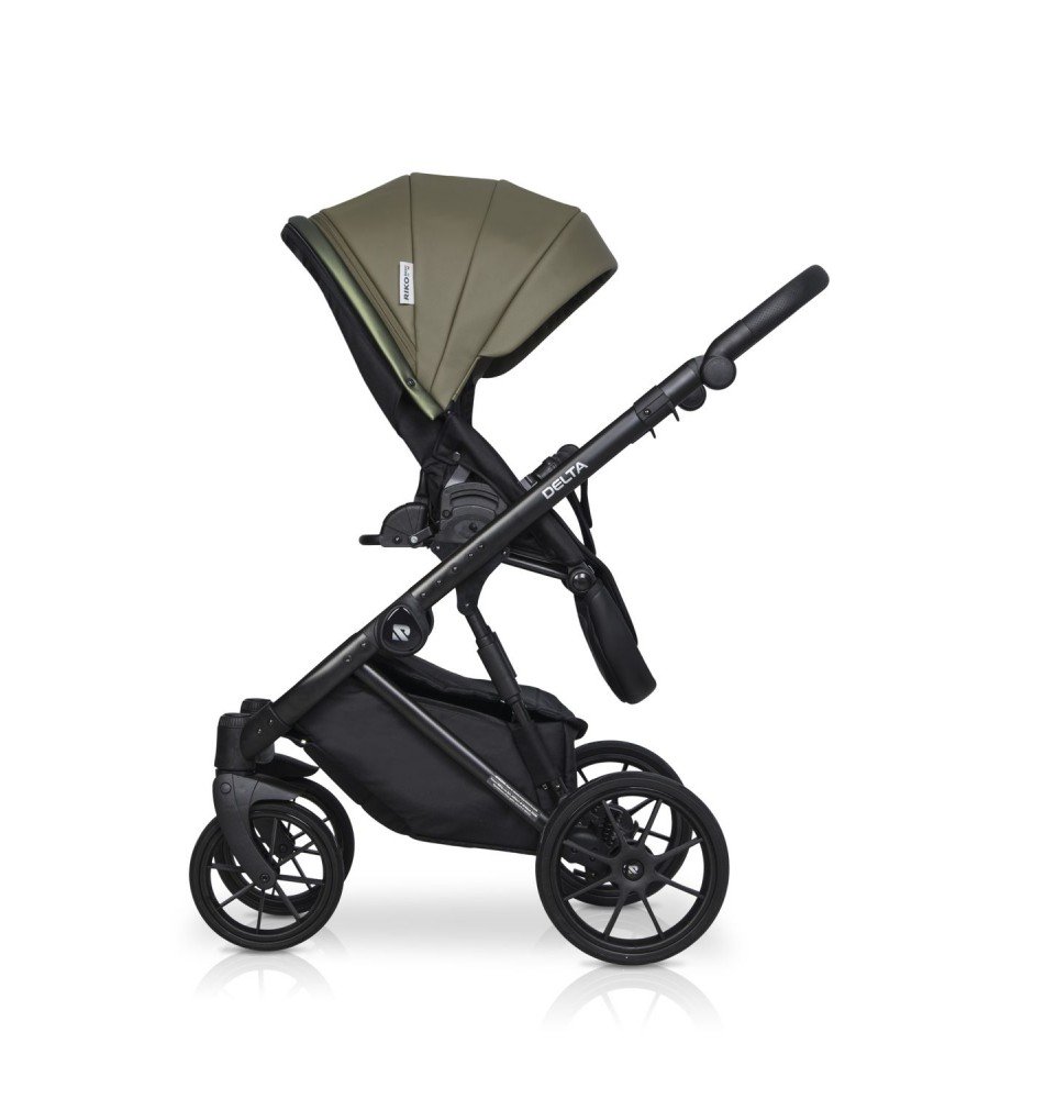 Universalus vežimėlis Riko Basic Delta Ecco 2in1, 13 Olive