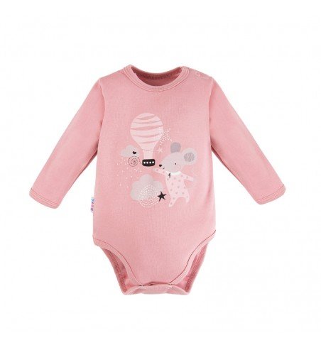 Smėlinukas ilgomis rankovėmis Mellow Pink 86cm, 728135