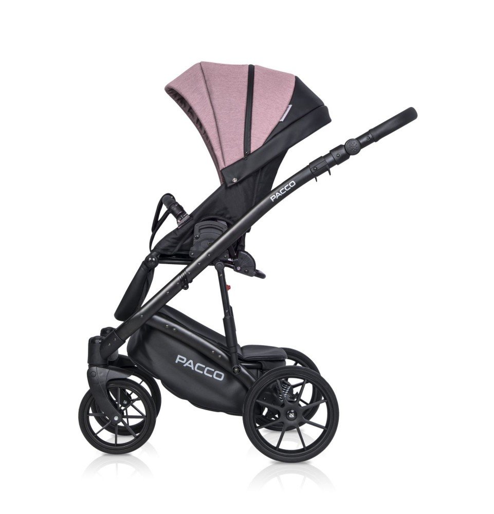 Universalus vežimėlis Riko Basic Pacco 3in1, 02 Pink