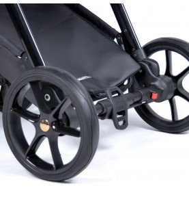 Universalus vežimėlis Coletto Axiss 2in1 AX-02, juodos spalvos važiuoklė