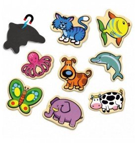 Mediniai magnetukai Viga Magnetic Animals