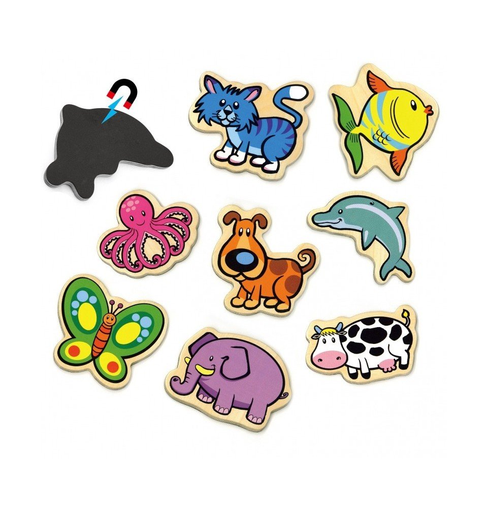 Mediniai magnetukai Viga Magnetic Animals