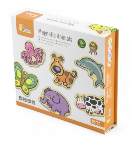 Mediniai magnetukai Viga Magnetic Animals