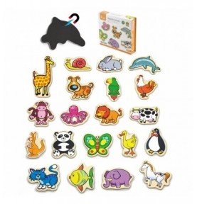 Mediniai magnetukai Viga Magnetic Animals