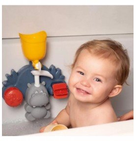Vonios žaislas Smoby Little Baby Motor Bathing Toy Hippo
