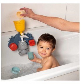 Vonios žaislas Smoby Little Baby Motor Bathing Toy Hippo