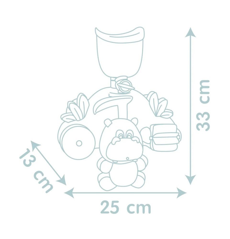 Vonios žaislas Smoby Little Baby Motor Bathing Toy Hippo