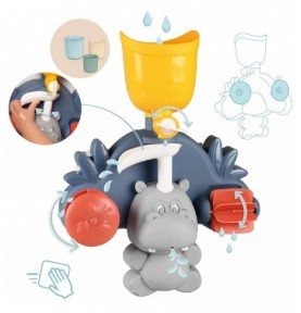 Vonios žaislas Smoby Little Baby Motor Bathing Toy Hippo