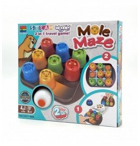 Mokomasis žaidimas Woopie Mole Maze 2in1