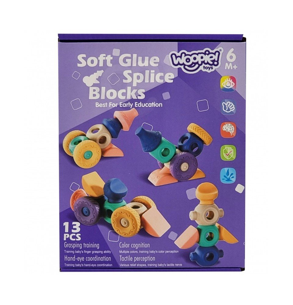 Sensorinė konstruktorių dėlionė Woopie Baby