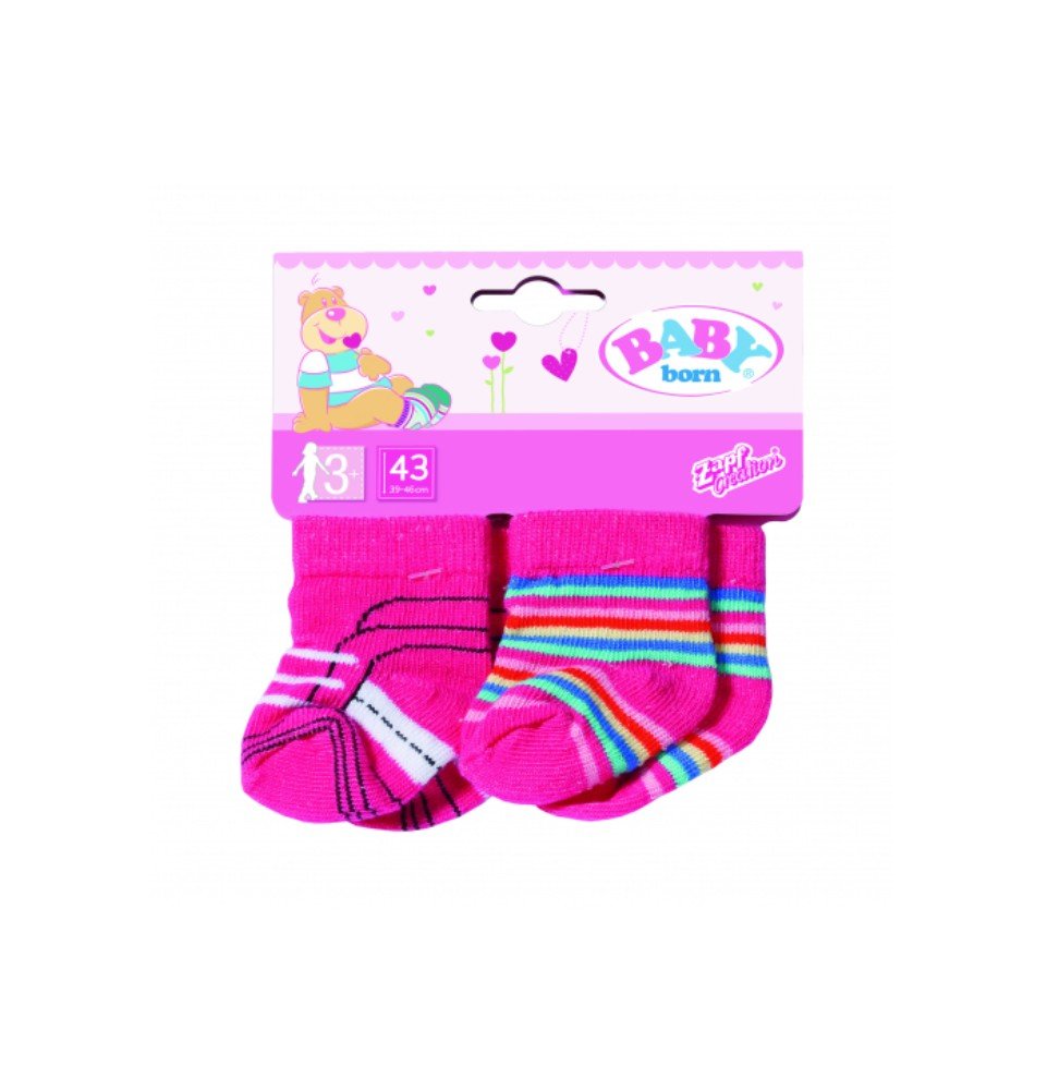 Baby Born lėlės kojinytės, 2 poros