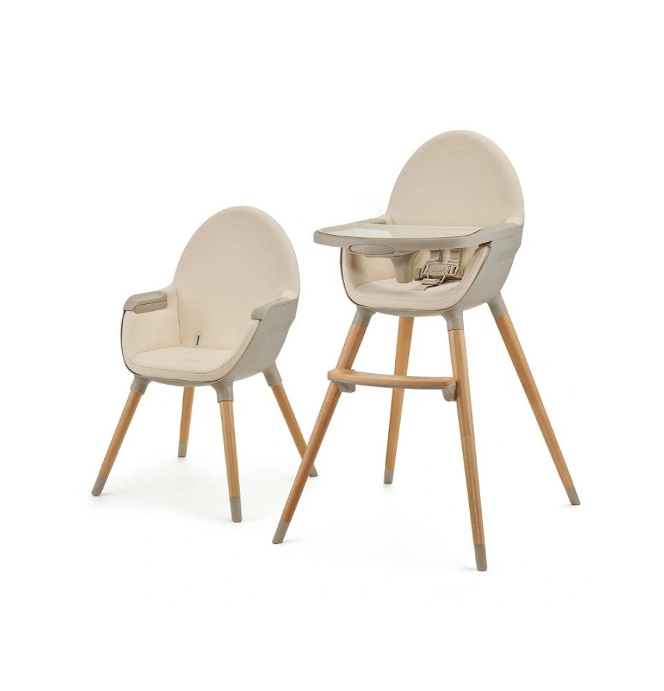 Maitinimo kėdutė Kinderkraft Fini2 2in1, beige