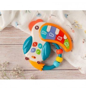 Muzikinis žaislas fortepijonas Woopie Baby Teether Pelikan