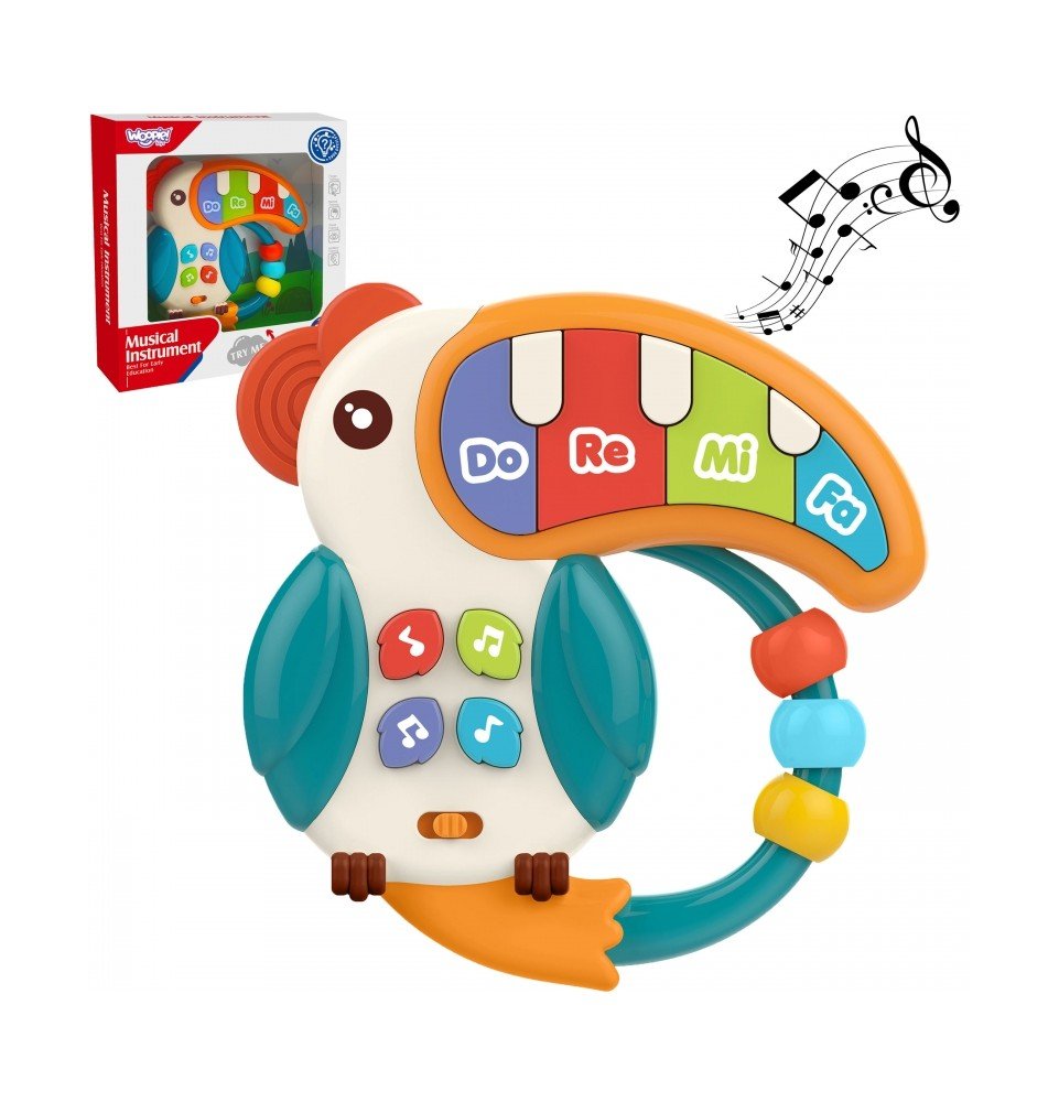 Muzikinis žaislas fortepijonas Woopie Baby Teether Pelikan Muzikinis žaislas fortepijonas Woopie Baby Teether Pelikan
