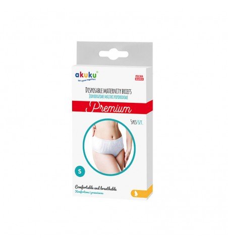Vienkartinės kelnaitės po gimdymo Akuku Premium A0549, S dydis